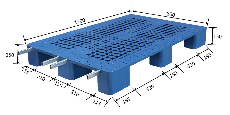 內(nèi)置鋼筋的塑料托盤(pán)